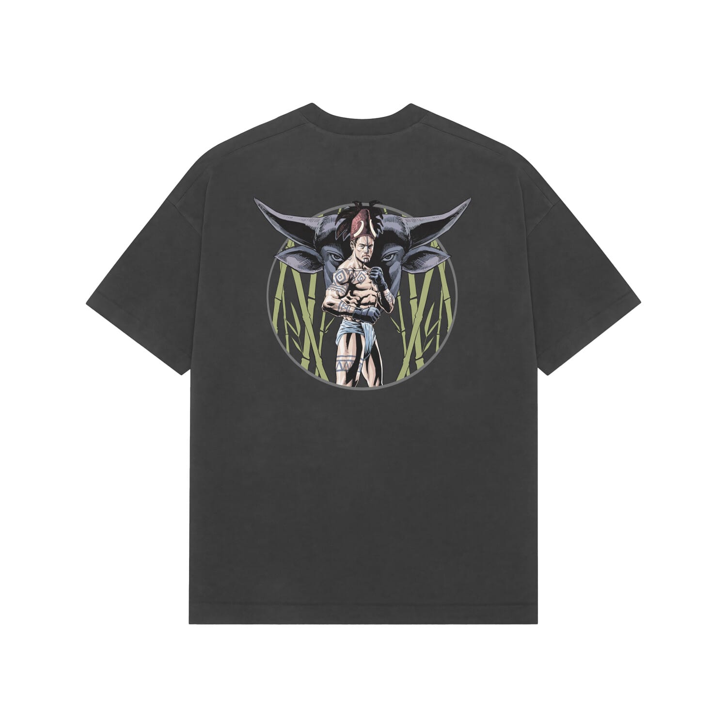 ATURTO Warrior Heavyweight Tee Dark - Image 2