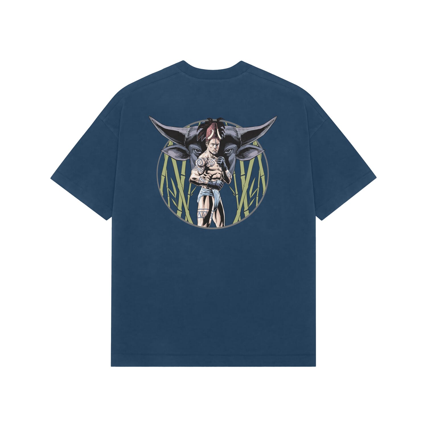 ATURTO Warrior Heavyweight Tee Dark - Image 4