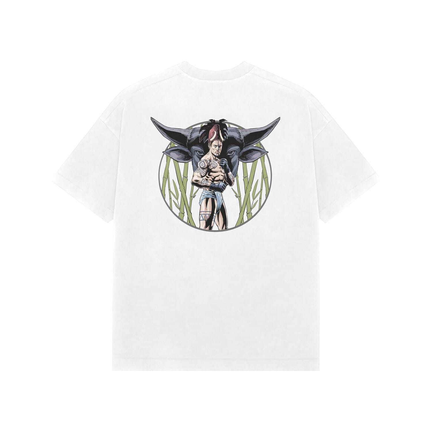 The ATURTO Warrior Heavyweight Tee Light - Image 2